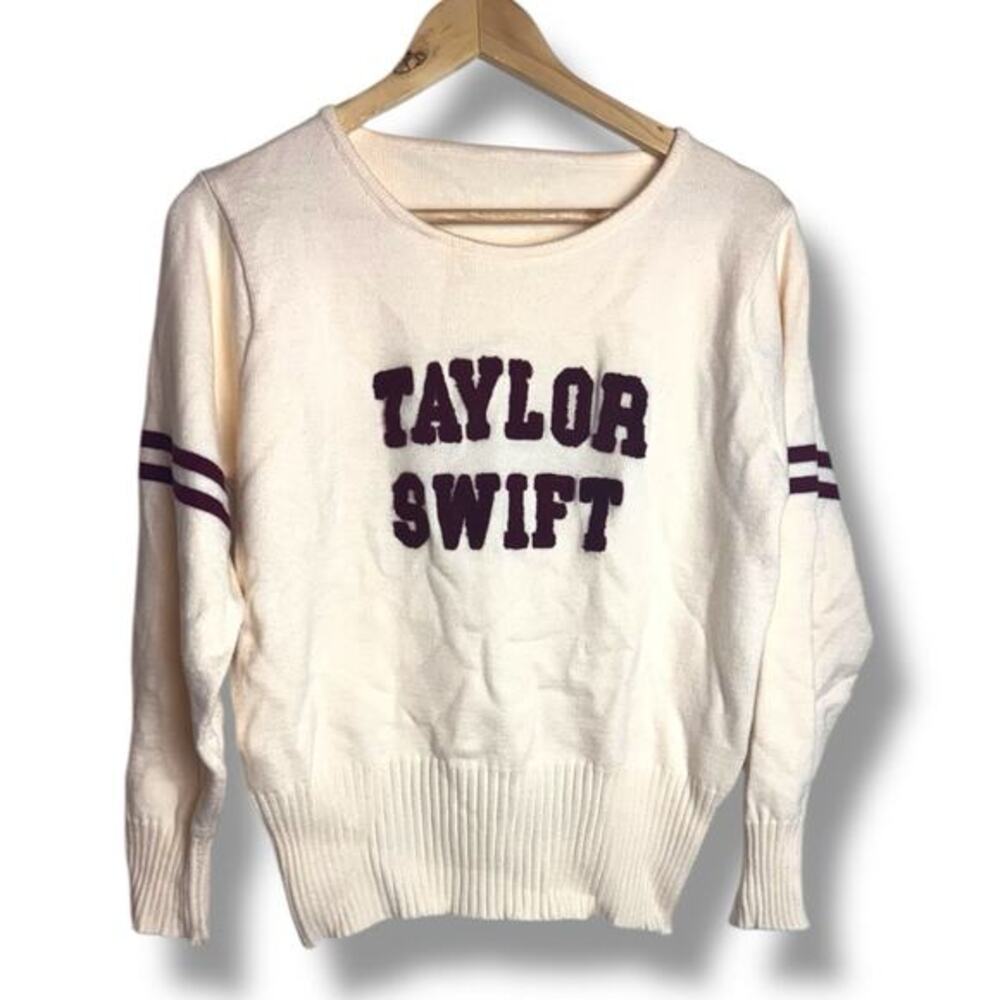 Taylor Swift Knit Sweater - Red Taylor’s Edition Varsity XS Official Tour Merch